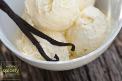 Lavender Vanilla Ice Cream