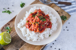 Kofte with Tomato and Lime Sauce