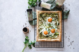 Herbed Zucchini Egg Tart