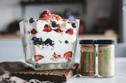 Trifle with Berries and Spiced Cookie Crumble