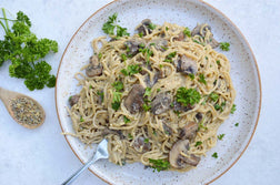 Creamy Garlic Mushroom Pasta