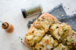 Potato Leek Focaccia