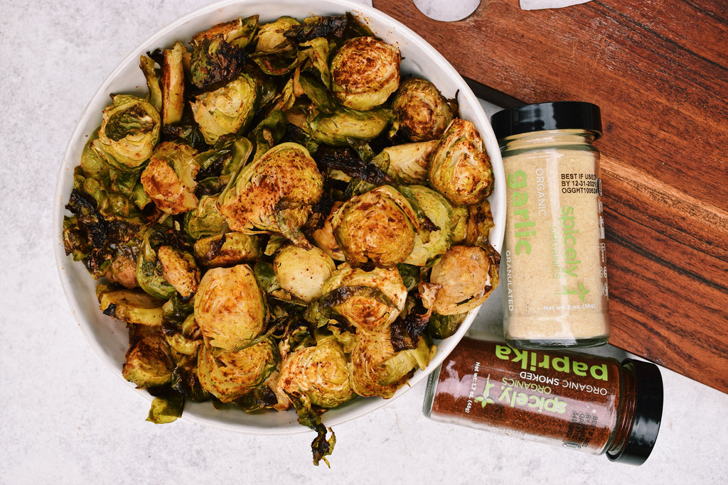 Spiced Roasted Brussels Sprouts