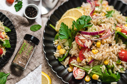 Warm Orzo Salad