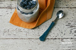 Vanilla Chia Pudding with Blueberries