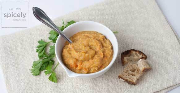 Ginger Carrot Soup with Red Lentils