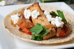 Grilled Tofu & Red Pepper Tacos