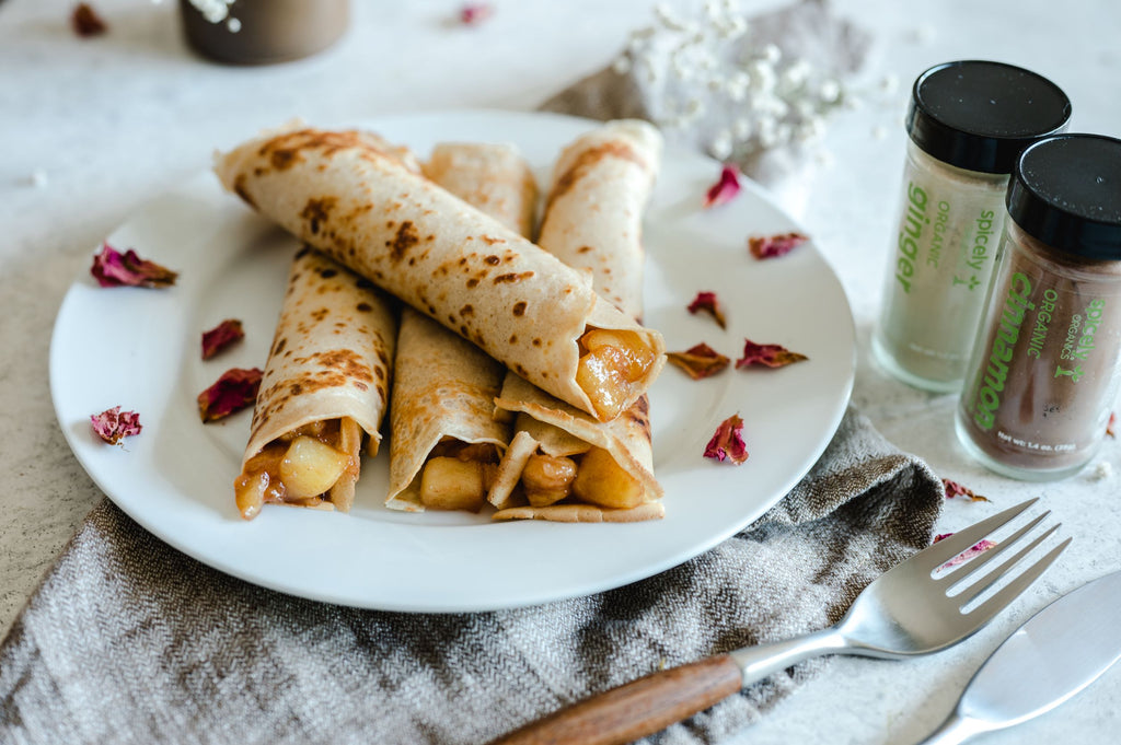 Crepes with Apple Jam