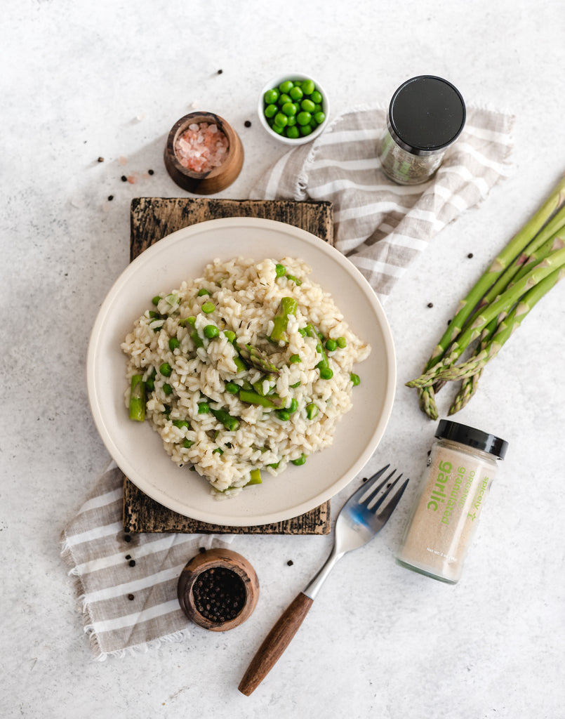 Spring Risotto w/ Peas and Asparagus