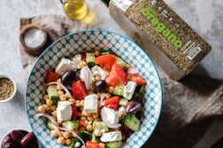 Greek Style Chickpea Salad
