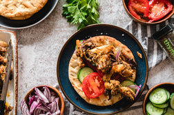 Shawarma-Style Chicken and Mushroom Kebabs