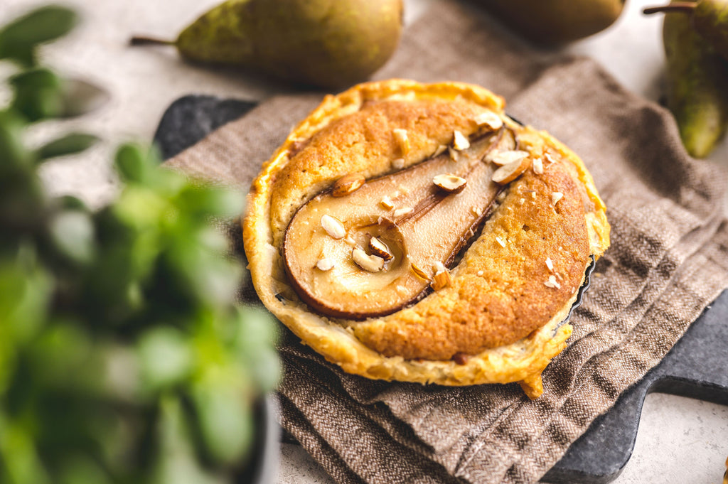 Spiced Pear and Almond Tarts