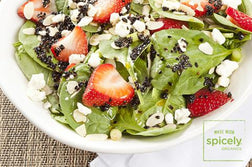 Strawberry Spinach Salad with Poppy Seed Dressing