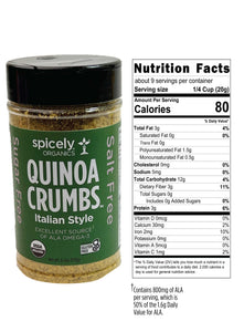 Organic Italian Style Quinoa Crumbs