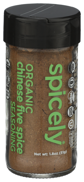 Organic Chinese Five Spice Seasoning, - Spicely Organics