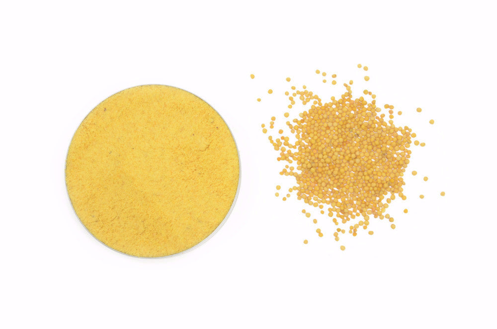 Organic Mustard Seeds Yellow, Ground - Spicely Organics
 - 1